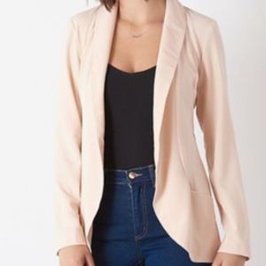 Dynamite Cream long overpiece blazer